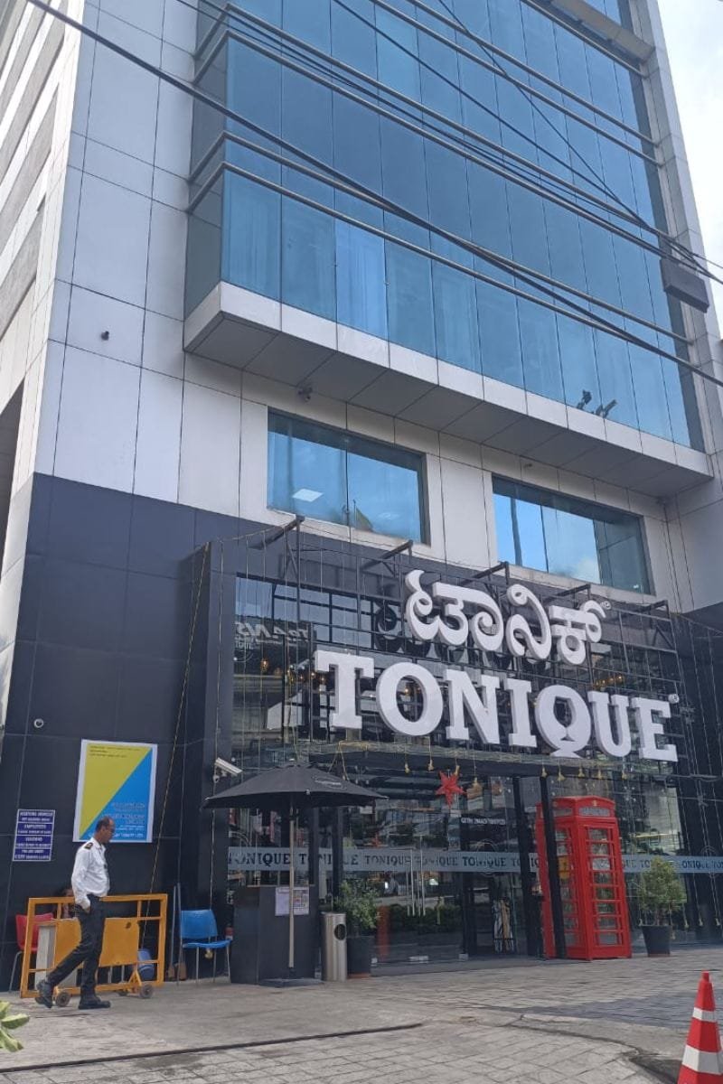 Tonique Wine Bangalore flagship entrance and luxury wine store exterior